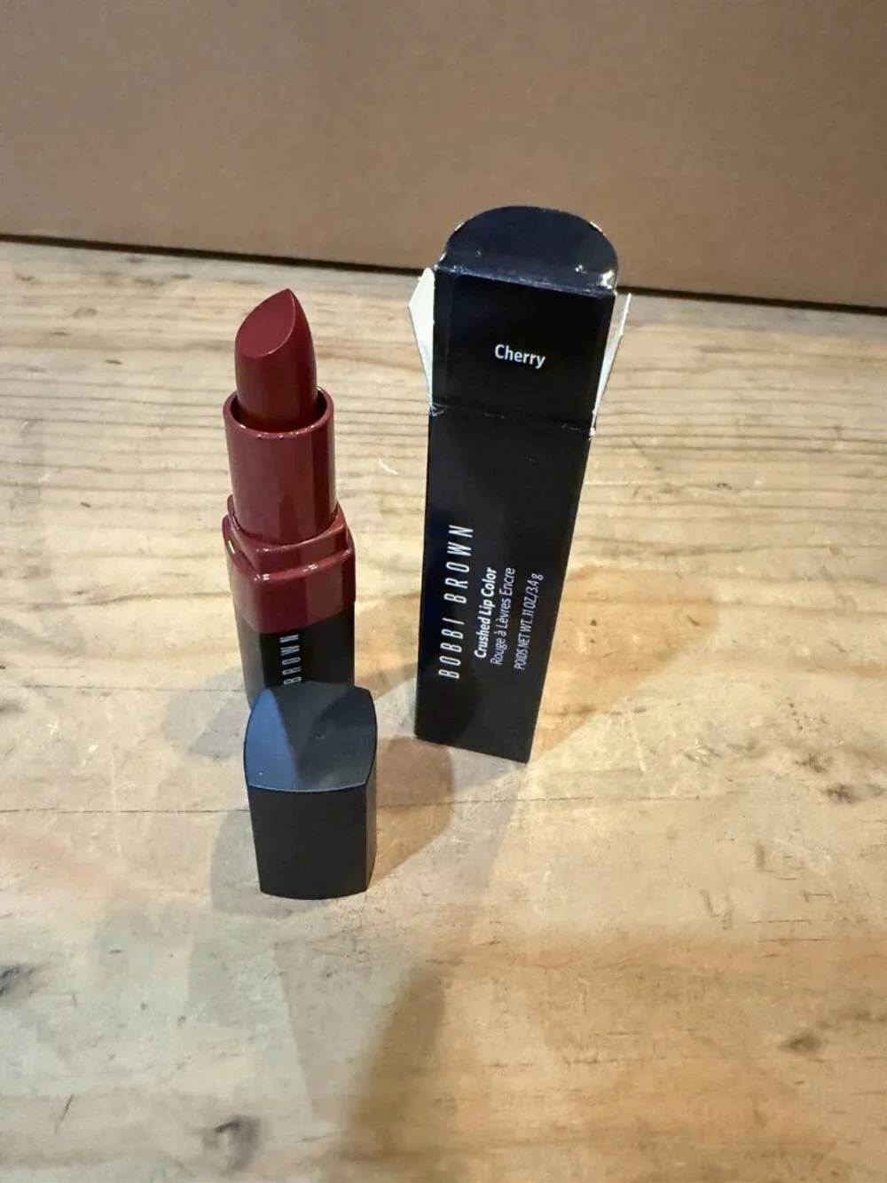 Bobbi Brown Crushed Lip Color Lipstick, CHERRY  New W/ Box